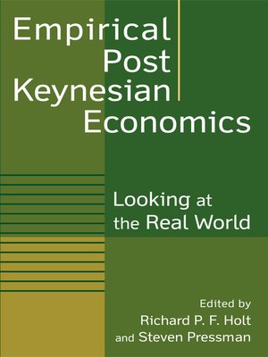 cover image of Empirical Post Keynesian Economics